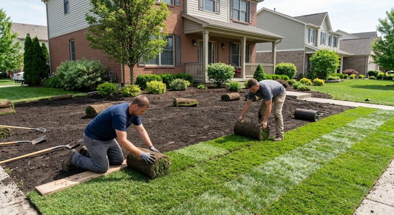Bahia Sod Installation in Rockwall, TX