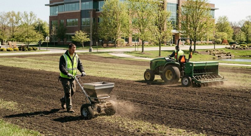 Residential Lawn Seeding Service